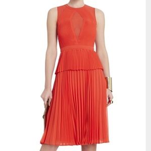 BCBG pleated dress